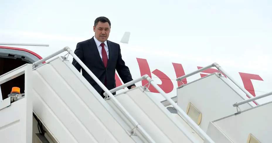 Sadyr Zhaparov arrives in Korea for official visit