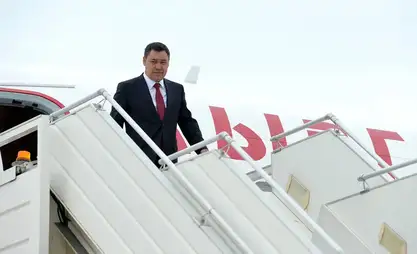 Sadyr Zhaparov arrives in Korea for official visit