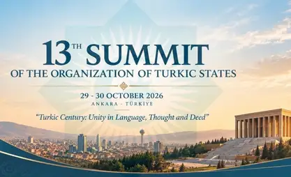 13th Summit of Organization of Turkic States to be held in Ankara
