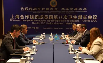 SCO Secretary-General meets with vice minister of health of Kazakhstan