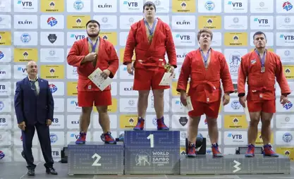 Bishkek athletes win medals at Sambo World Championships