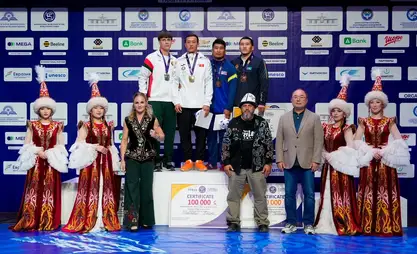Kyrgyzstan wins gold in sambo