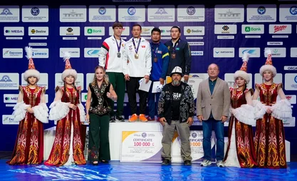 Kyrgyzstan wins gold in sambo