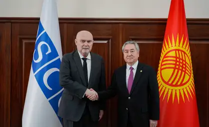 Kyrgyz FM meets with OSCE Secretary General Feridun Sinirlioğlu