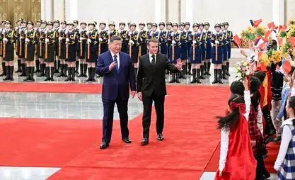 China, France issue joint statements during Macron's visit
