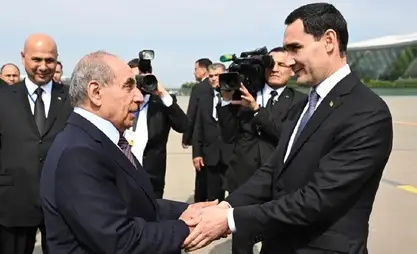 President of Turkmenistan visits Azerbaijan