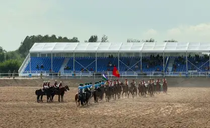 Kyrgyzstan defeats Uzbekistan in Kok-boru