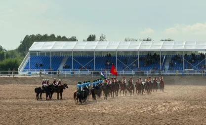 Kyrgyzstan defeats Uzbekistan in Kok-boru