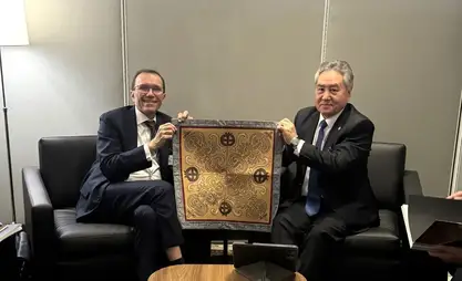 Kyrgyz and Norwegian foreign ministers hold talks in New York