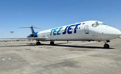 Tez Jet Airlines' license revoked following incident at Manas Airport