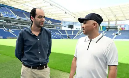 Kyrgyz football players interested in adopting experience of Portuguese