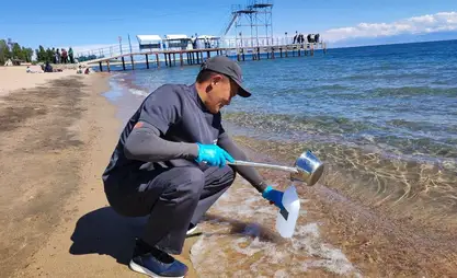 Ministry regularly monitors water quality of Issyk-Kul Lake
