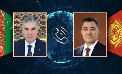 Phone talk held between President Zhaparov and Gurbanguly Berdimukhamedow