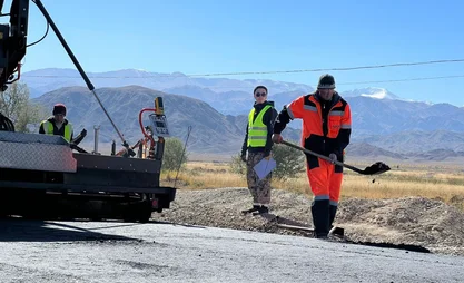 Kyrgyzstan continues major road projects