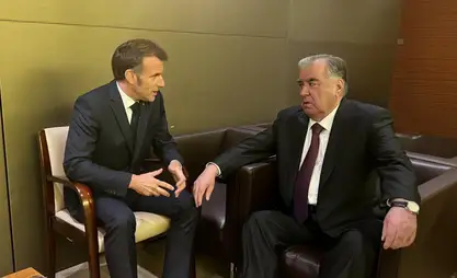 Presidents of Tajikistan, France discuss climate cooperation