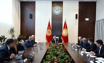 Sadyr Zhaparov receives CEO of Swiss Company SICPA SA