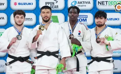 Kyrgyz judoka Erlan Sherov wins gold medal at European Cup