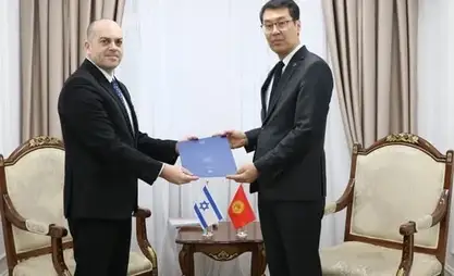 Kyrgyz Deputy FM receives copies of credentials from Israeli Ambassador