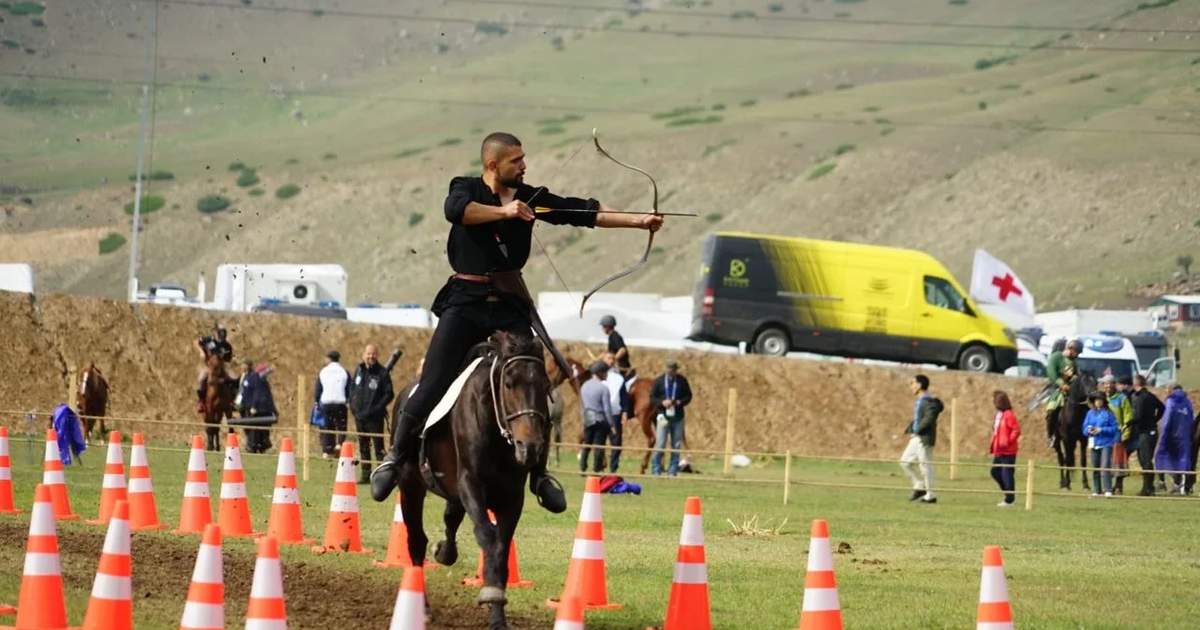 Horseback archery competition concludes in Kyrchyn Gorge