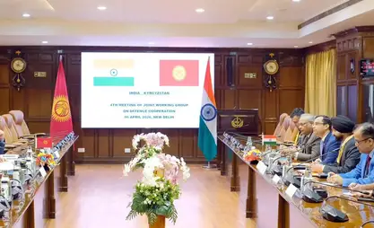 Kyrgyzstan and India hold talks on military copperation in New Delhi
