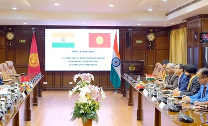 Kyrgyzstan and India hold talks on military copperation in New Delhi