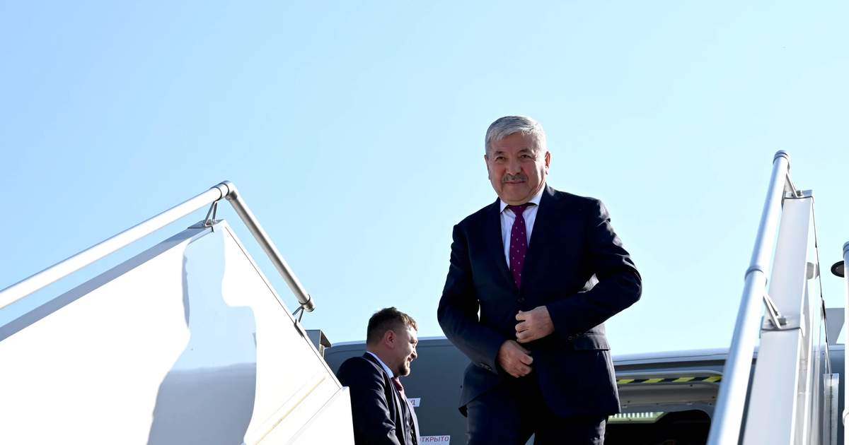 Adylbek Kasymaliev arrives in Minsk for working visit