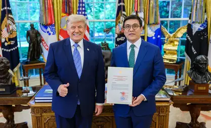 US president receives credentials of Kyrgyz ambassador