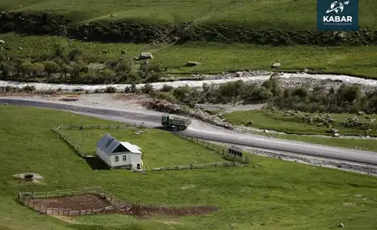 Heatwave and melting glaciers may cause flooding in Kyrgyzstan
