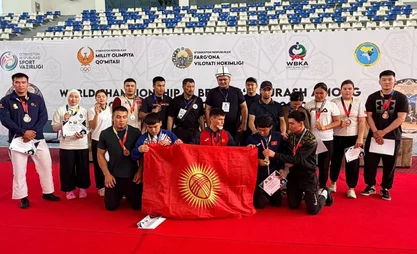 Kyrgyzstanis win medals at World and Asian Belt Wrestling Championships