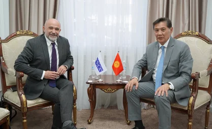 Kyrgyzstan, OSCE discuss regional cooperation