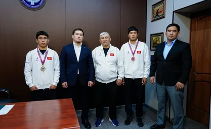 Kyrgyz wrestlers win medals at Asian U20 Championships