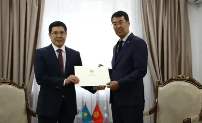 Kyrgyz deputy FM meets newly appointed Kazakh ambassador