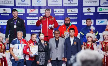 Kyrgyz team won 3 gold and 2 silver medals in Alysh wrestling