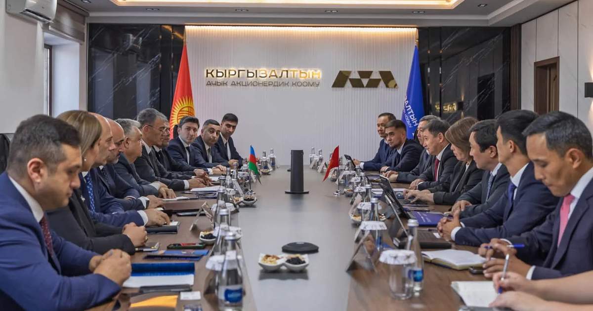 Kyrgyzaltyn and Azerbaijan's AzerGold held talks in Bishkek