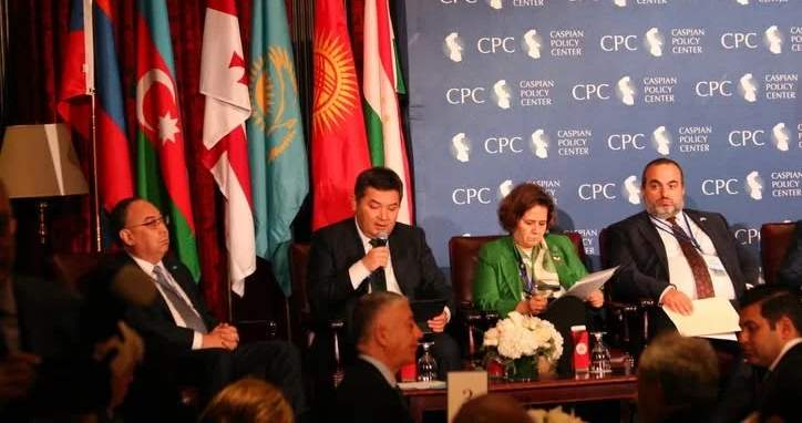 Economy minister of Kyrgyzstan participates in 7th Caspian Business Forum in New York