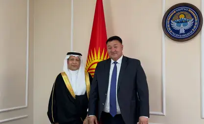 Minister of energy of Kyrgyzstan discusses cooperation with ambassador of Saudi Arabia