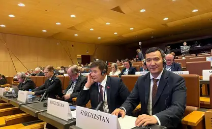 Members of Kyrgyz Parliament participating in OSCE PA sessions