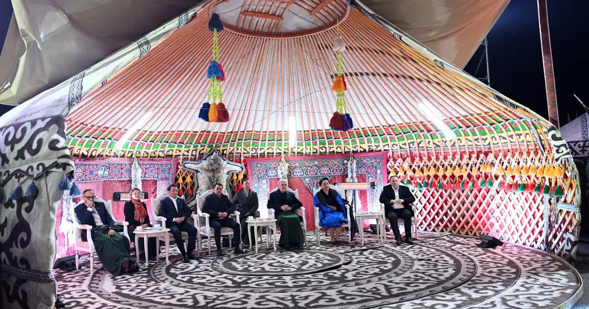 Traditional Kyrgyz arts presented to TurkPA delegations at Ala-Archa