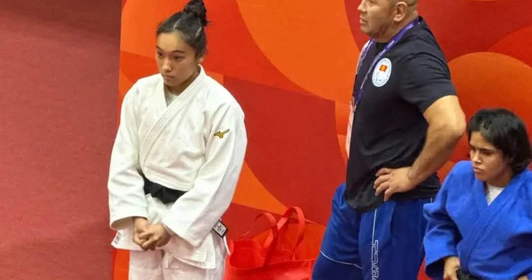 Kyrgyz judoka wins gold at Asian Para Games