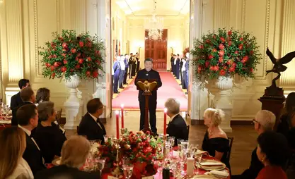 Xi attends state dinner held by Trump