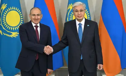 Kazakh President and Armenia’s Prime Minister hold talks