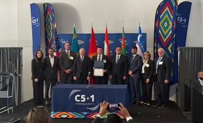 Kyrgyz delegation participates in C5+1 anniversary business conference in USA