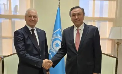 Secretary General of OTS meets with President of  Turkic Academy