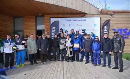 First Turkic Ski Cup held at Amirsoy Resort, Uzbekistan