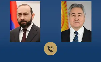 Foreign ministers of Kyrgyzstan and Armenia hold phone conversation