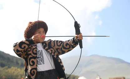 Archery in Kyrchyn Gorge in photos