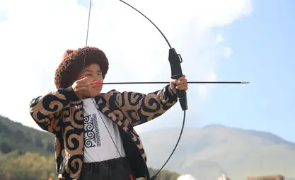 Archery in Kyrchyn Gorge in photos