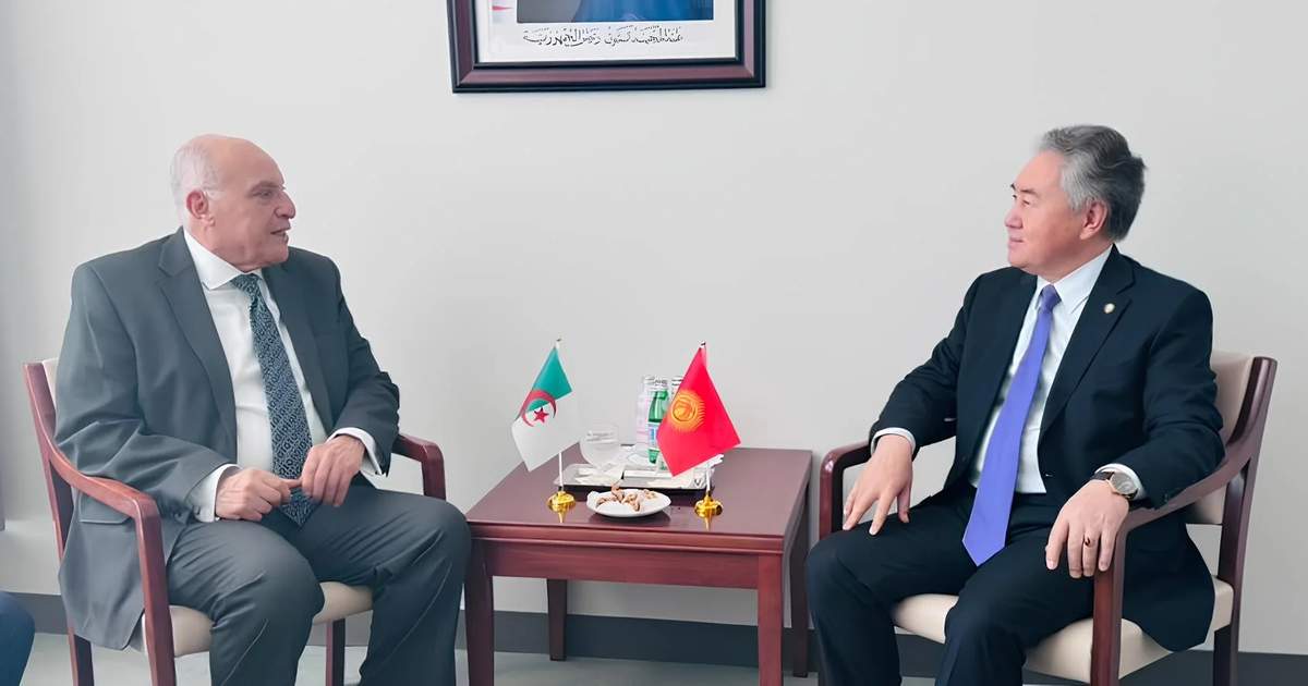 FMs of Kyrgyzstan and Algeria discuss strengthening cooperation