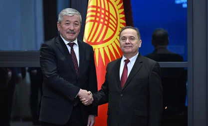 Adylbek Kasymaliev and Sandor Dorogi discuss strengthening Kyrgyz-Hungarian partnership