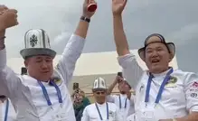 VI World Nomad Games. International chef's competition held in Kyrgyzstan